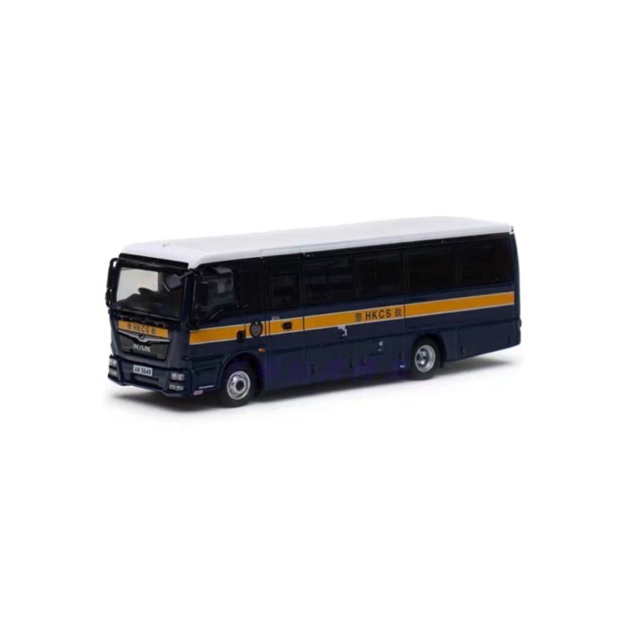 T Tiny Micro Shadow 1/76 เยอรมนี MAN TGL การลงโทษฮ่องกง HKCS Transporter Bus รุ่น AM5648