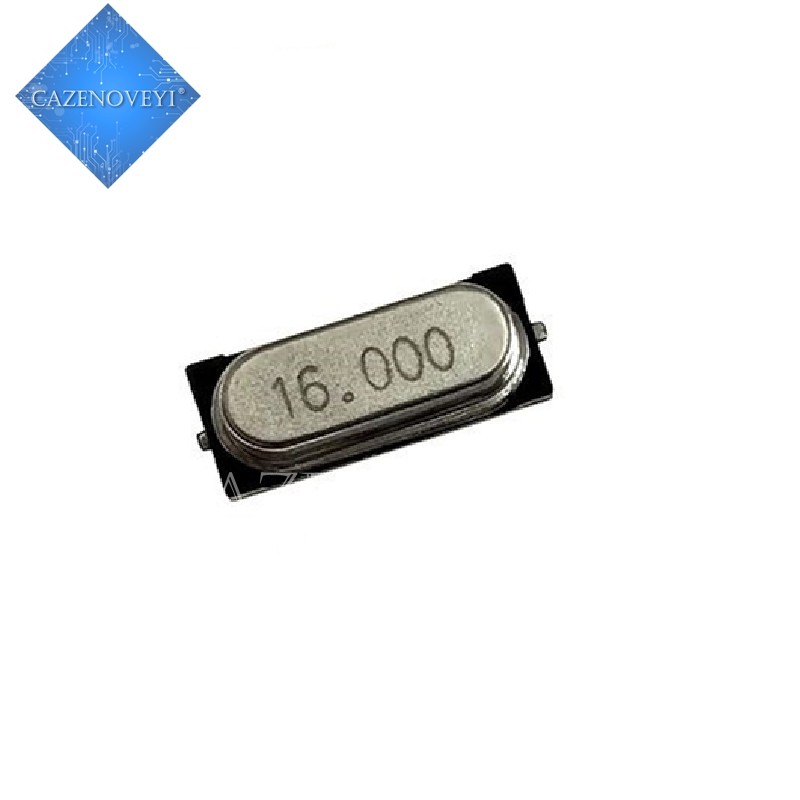 20 ชิ้น 49SMD 16,000MHz 16MHz Passive crystal oscilator ชิป SMD-IC