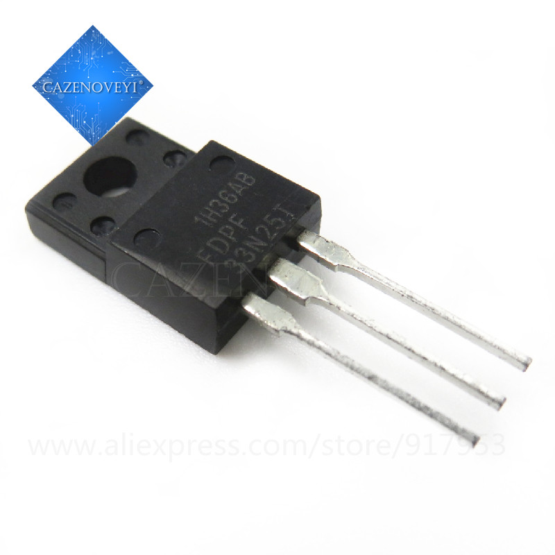10 ชิ้น FDPF33N25T FDPF 33N25T TO-220F ชิป IC