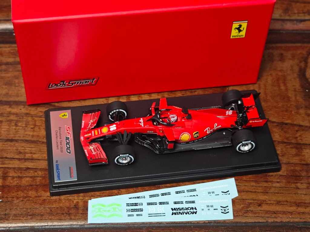 LOOKSMART รุ่น 1/43 2020 Pre-Season Test Ferrari SF1000 16 #Leclair