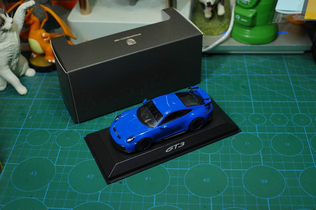Mini Cut MINICHAMPS 1/43 Porsche 911 (992) GT3 2021 Shark Blue