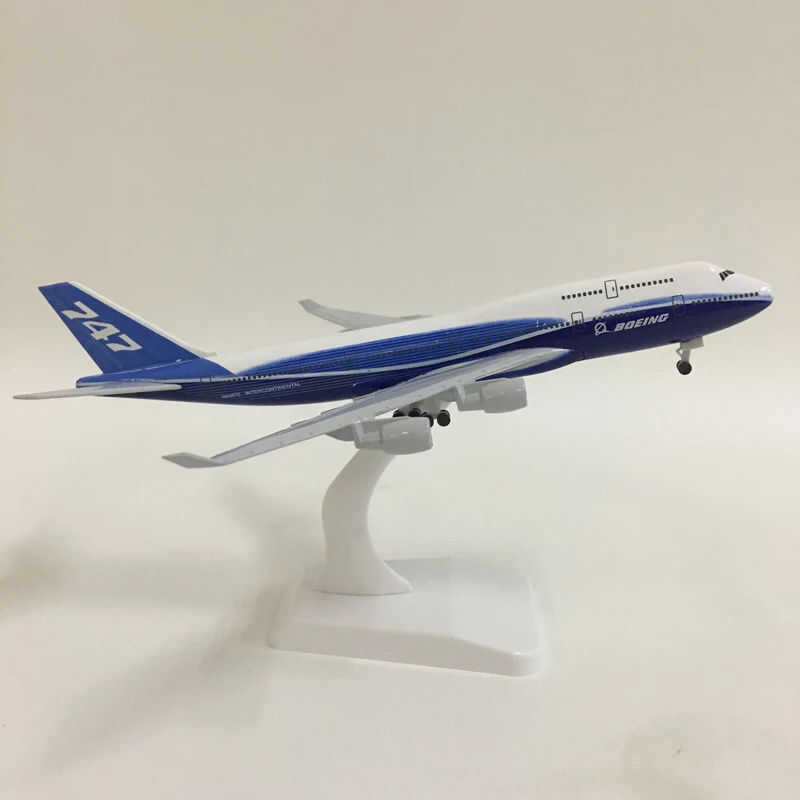 C เครื่องบินรุ่นเที่ยวบิน Miniatures 747 B747 ต้นแบบสายการบินของขวัญเครื่องประดับ 20 ซม.รุ่น Air