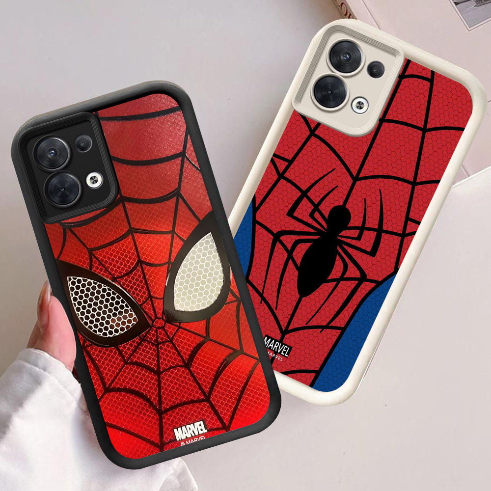 YS-24 Spider-Man LOGO ปลอกซิลิโคนอ่อนนุ่มสําหรับ OPPO A5X F21 F21S K9X Reno 7 8 13F ค้นหา X5 Lite Pr
