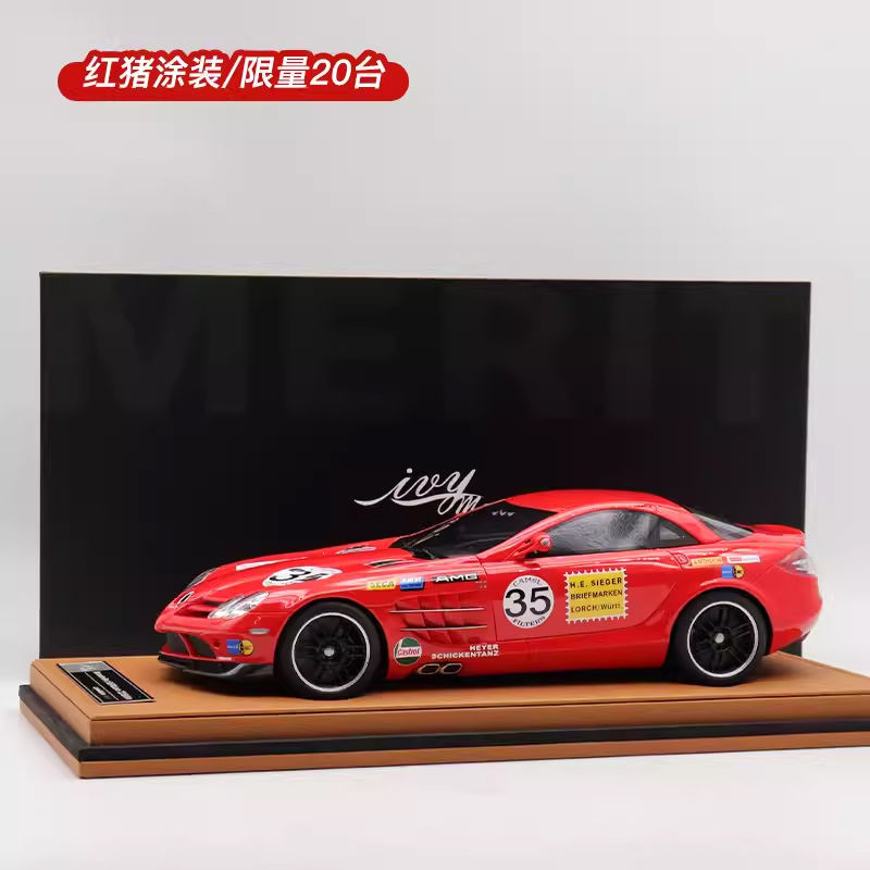 IVY Merient Limited Edition 1: 18 722 Mercedes-Benz SLR Mclaren Mclaren Supercar ชุดตกแต่ง