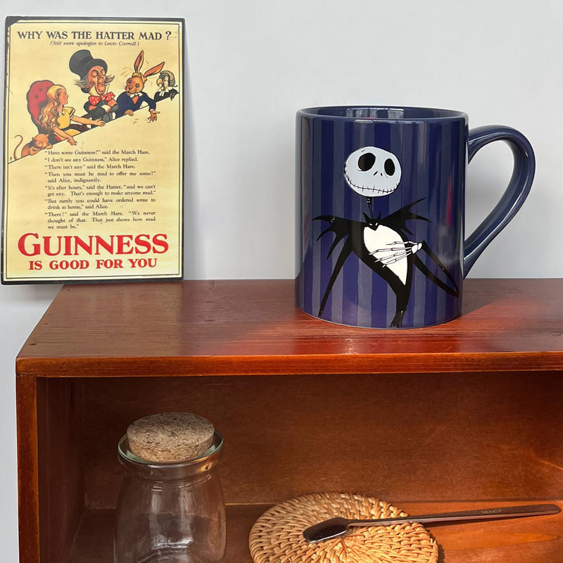 420ml Jack The Pumpkin King The Nightmare ก่อนแก้วคริสต์มาสถ้วยน้ําถ้วยกาแฟถ้วยชา Original Single ส่