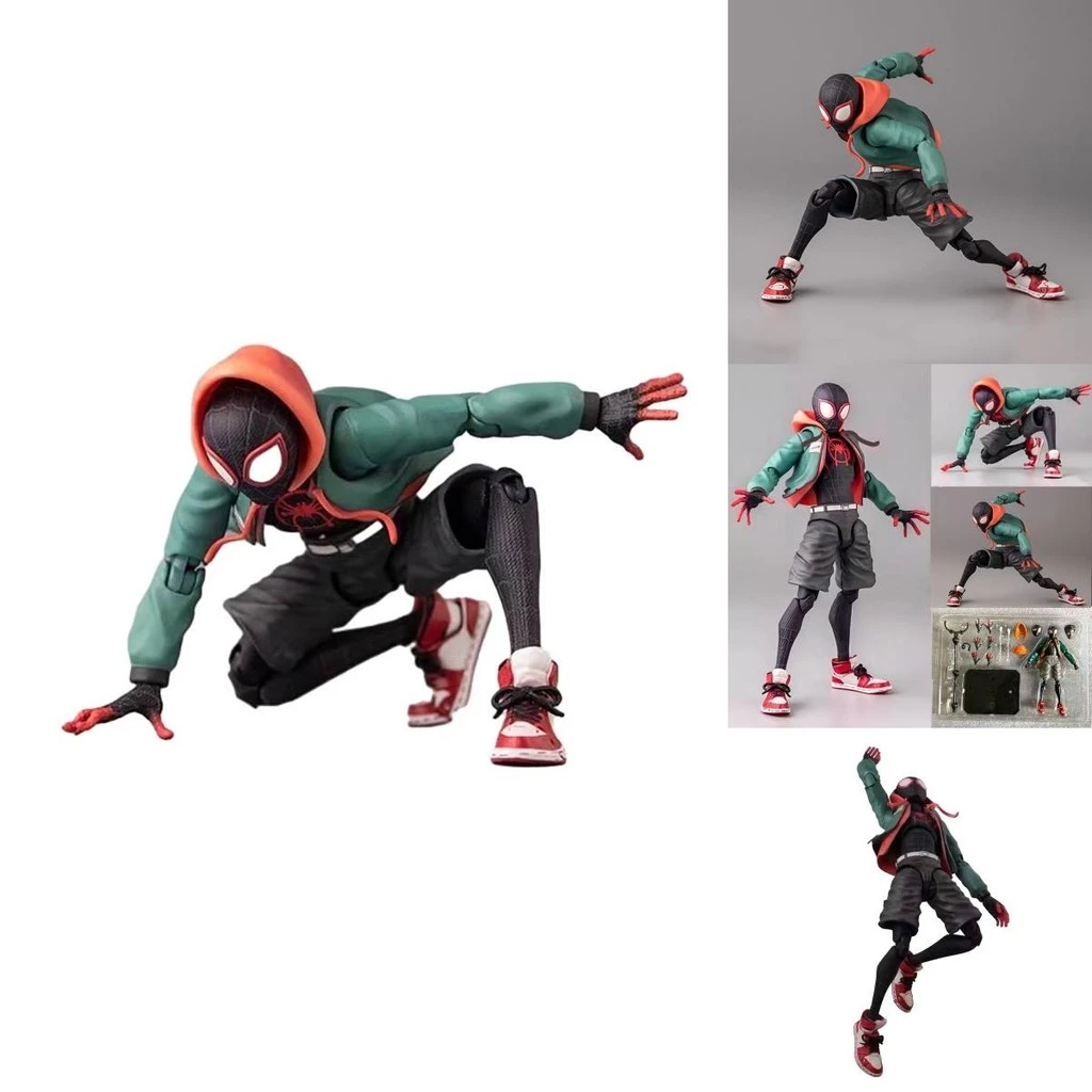 Marvel Shf Spider-man Parallel Universe 2 Miles Pvc Action ขายส่ง/dropshipping รูปรุ่น