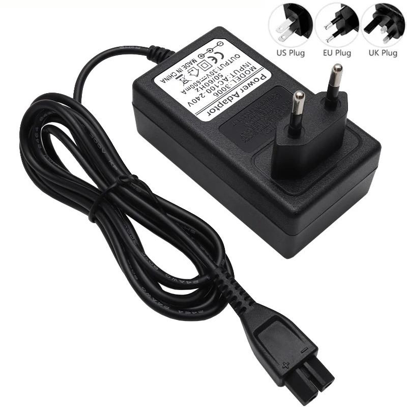 1.8m 30V 0.6A สําหรับ Karcher FC 5 VC 5 ไร้สาย Premium FC 7 ไร้สายมือถือไร้สายอะแดปเตอร์เครื่องดูดฝุ
