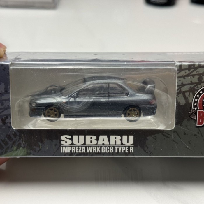 BMC 1/64 Subaru Wing Leopard Impreza WRX GC8 TYPE R โมเดลรถอัลลอย