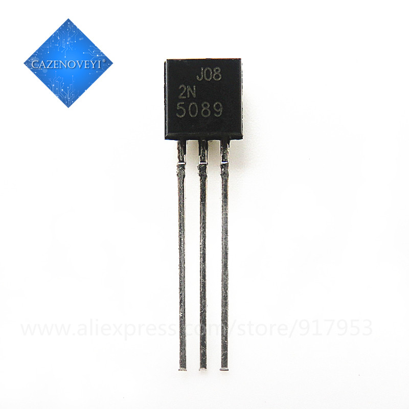 50 ชิ้น 2N5089 TO-92 ต้นฉบับใหม่ในสต็อก