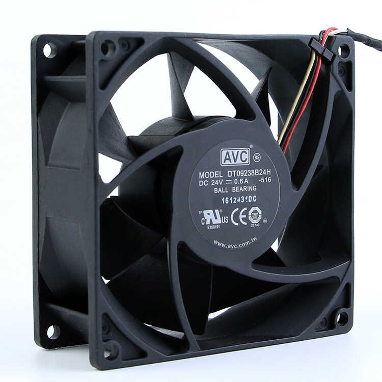 ไต้หวัน AVC DT09238B24H 24V 0.6A 9038 9 ซม.อินเวอร์เตอร์แชสซีพัดลมหม้อน้ํา wangb2