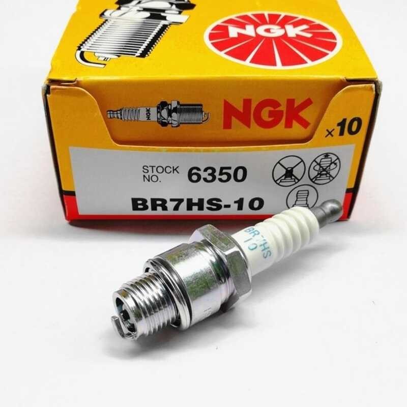 หัวเทียน NGK BR7HS-10 BR8HS-10 Two-Chong เรือแขวนเครื่องบินรถจักรยานยนต์เรือ Speedboat Outboard Life