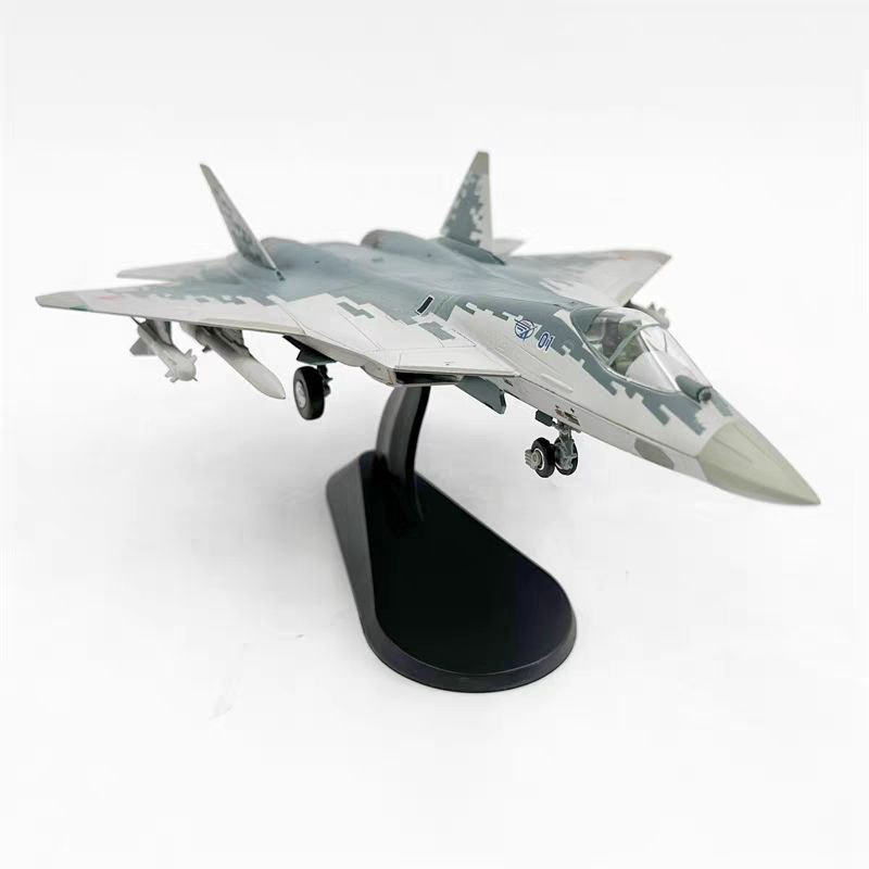 WLTK 1/72 รัสเซีย SU57 Su 57 Stealth Fighter รุ่น On-the-Site จําลองผลิตภัณฑ์สําเร็จรูปเครื่องบินรุ่