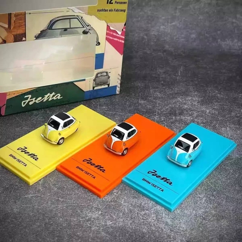 AR BOX 1: 64 BMW BMW Isetta BMW Egg Original Car Model Set Alloy Model Jewelry