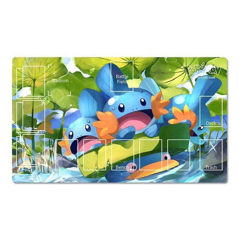 Pokemon Table Playmat Lotad Mudkip TCG CCG Play Mouse Pad Trading Card Game Mat