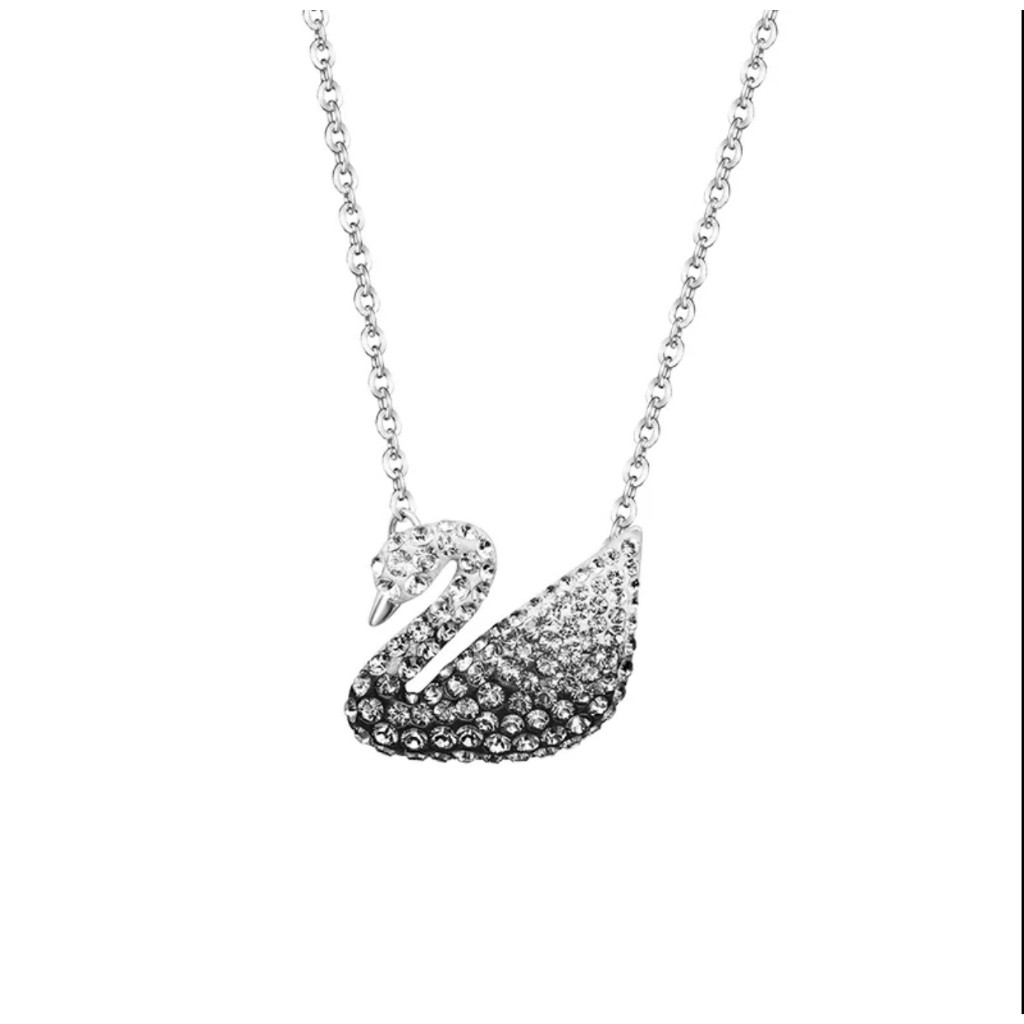 ♞,♘Swarovski สร้อยคอ แท้ Iconic Swan necklace สร้อยคอจี้หงส์ สร้อยคอพร้อมจี้ผู้หญิง ของแท้100% MHD