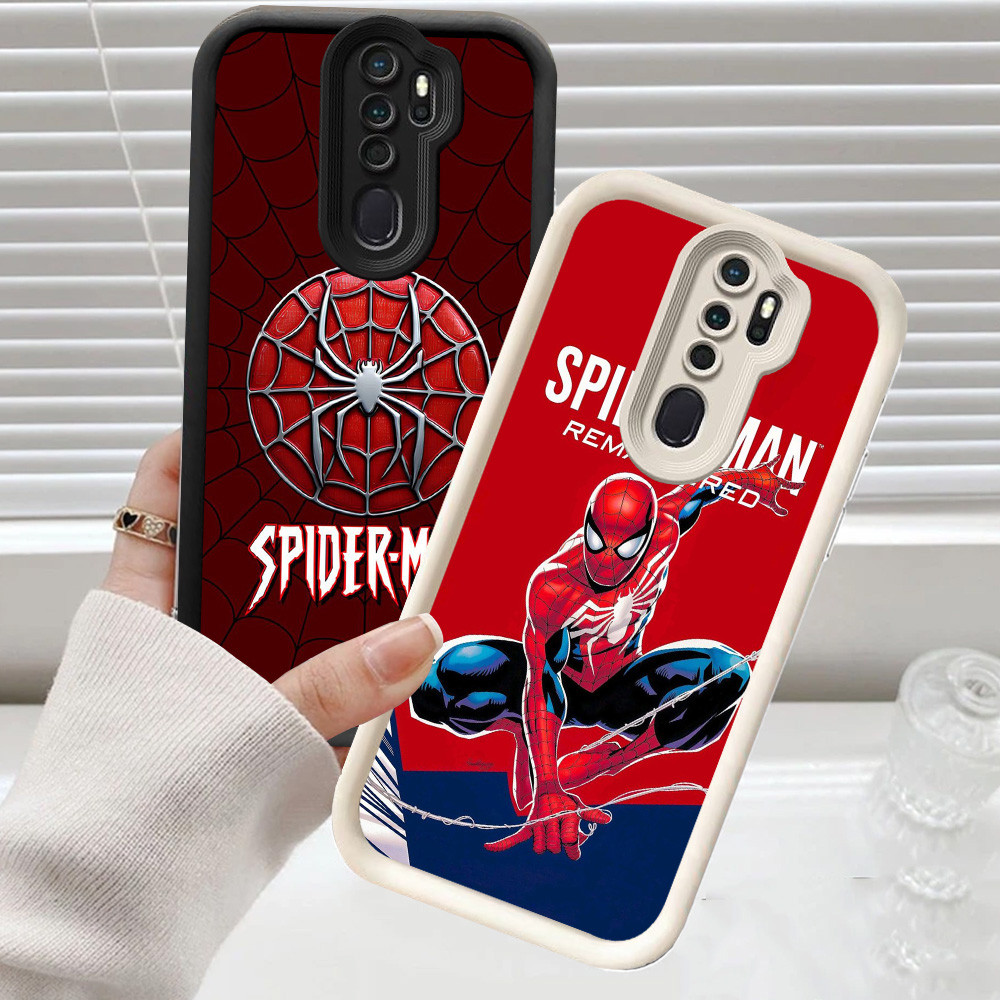 CH87 Spider Man Soft Casing สําหรับ OPPO Reno 2F A9 F11 A5 2020 2Z Pro เคสป้องกัน