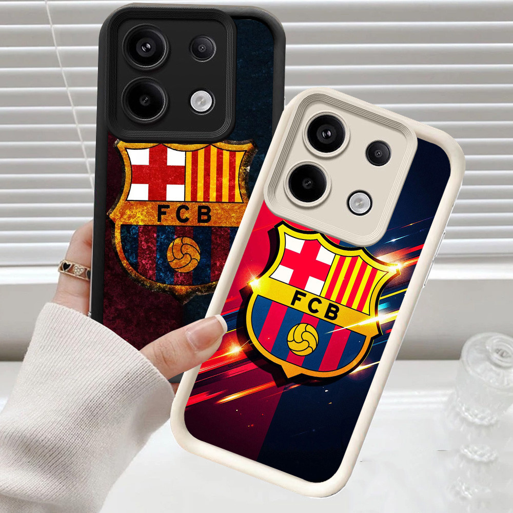 CH3 Barcelona Soft Casing สําหรับ Xiaomi Redmi Note 13 14 Pro Plus 5G เคสป้องกัน