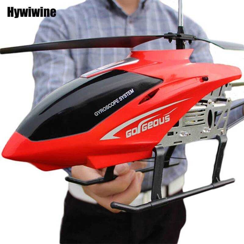 C C Rc Helicopter With Remote Control Extra Durable Big Plane Toy For Kids Drone Model Outdoor 3.5C