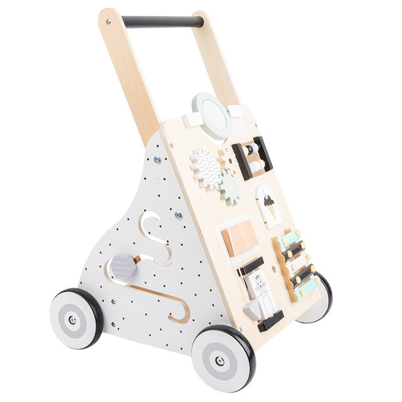 การส่งออกของ Baby Walker Baby Baby Trolley Anti-O-Leg Anti-Rolling Step Tech Multi-Function Toy 1