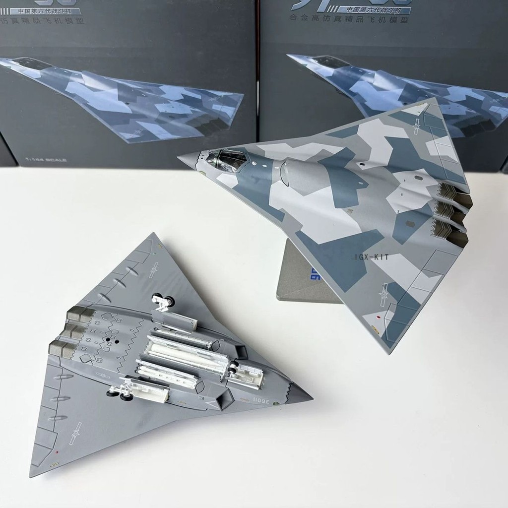1/144 China J-36 Sixth Generation Fighter J36 จําลองผลิตภัณฑ์สําเร็จรูป Static รุ่นทหารคอลเลกชันเครื