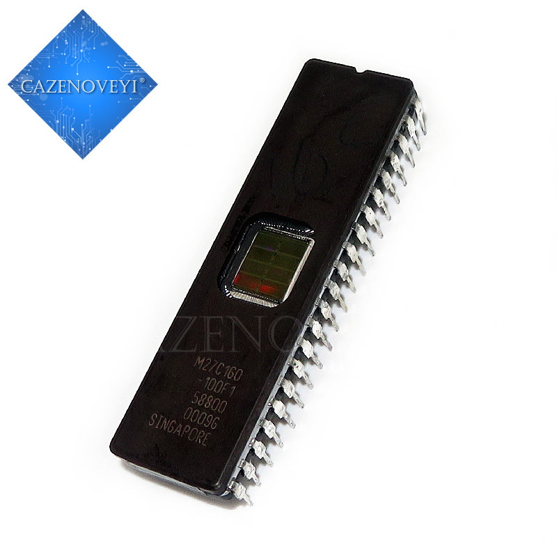 10 ชิ้น M27C160-100F1 M27C160 27C160 CDIP M27C160-120F1 M27C160-50F1 IC 1M X 16 UVPROM 100 CDIP42 ให