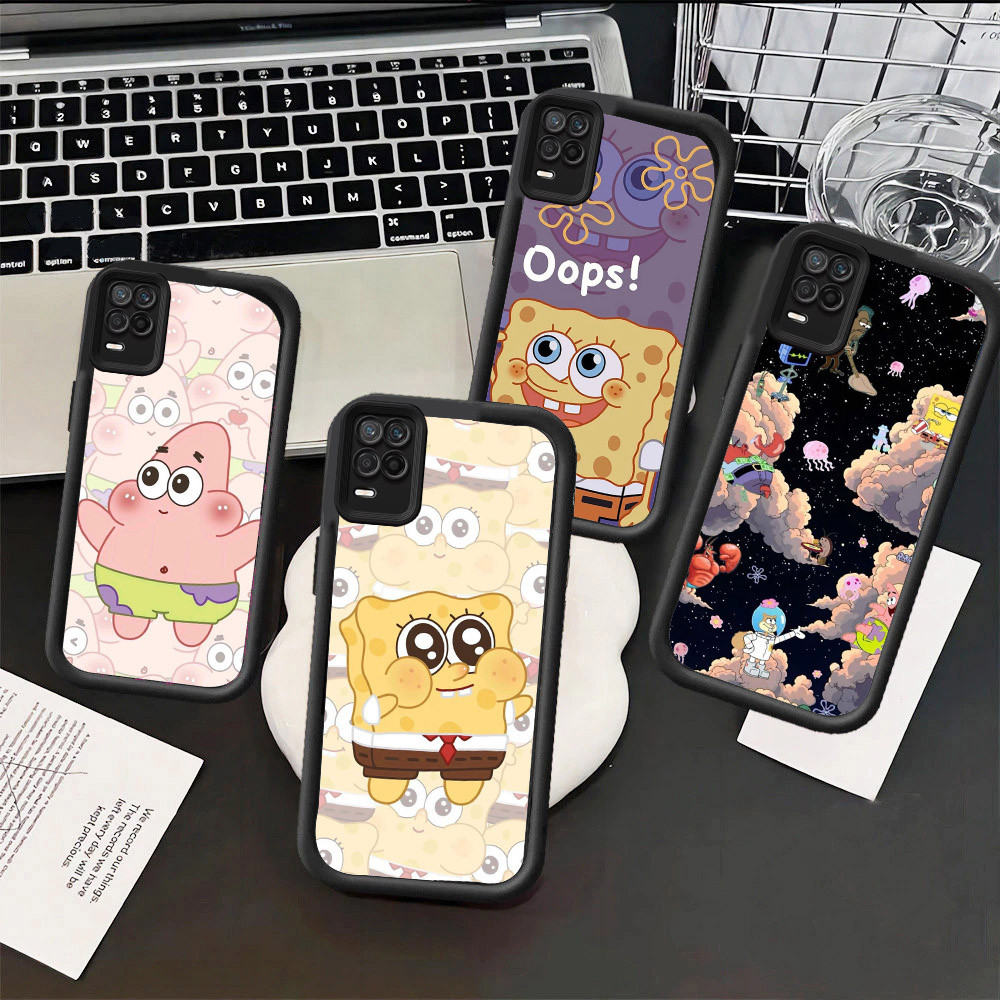 SpongeBob การ์ตูน Hp ปลอกชุบใสสําหรับ OPPO Reno ค้นหา Narzo 20A A31 A91 N53 A74 4 X3 5i 6 6i N63 10 