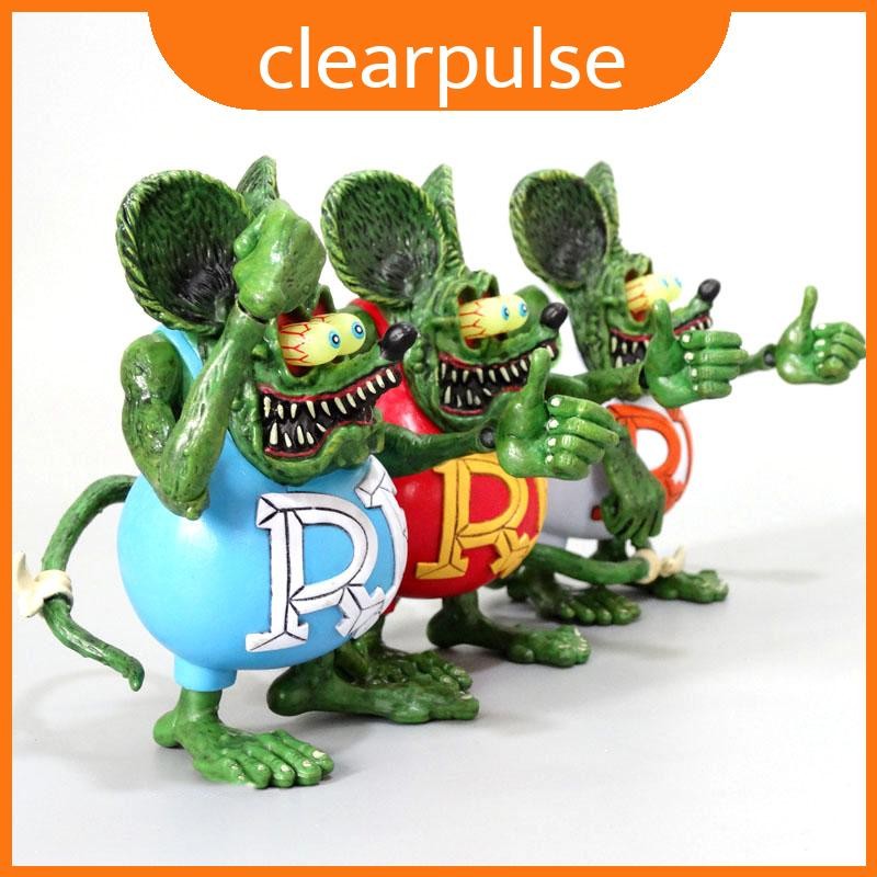น่ารัก Fink Rat Pvc Action Figure Model เหมาะสําหรับตกแต่งและของขวัญสําหรับเด็ก