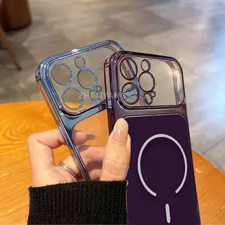 สําหรับ vivo Y11 Y12 Y15 Y17 Y19 Electroplated โปร่งใสหน้าต่างขนาดใหญ่สีพื้นหลังเคสโทรศัพท์ความงามซิลิโคน TPU minimalist soft Case