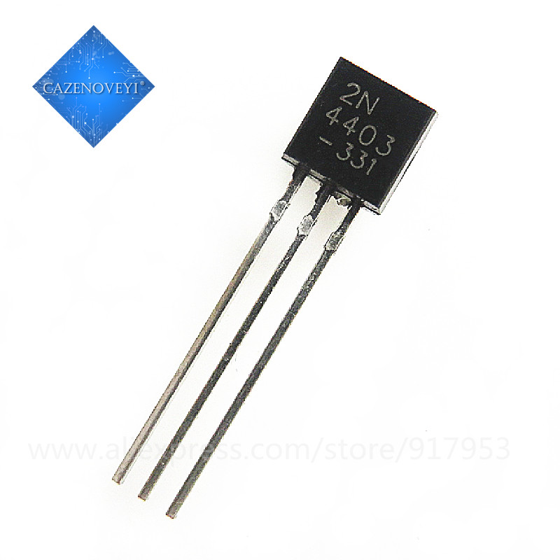 100 ชิ้น 2N4401 4401 2N4403 4403 TO-92 ชิปทรานซิสเตอร์ไตรโอด IC
