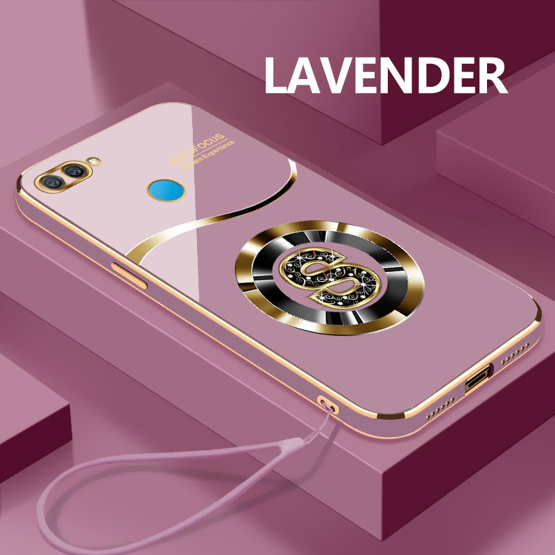 Custom Letter S Softcase สําหรับ OPPO A7 A7n A7x A8 Drop Resistance Case