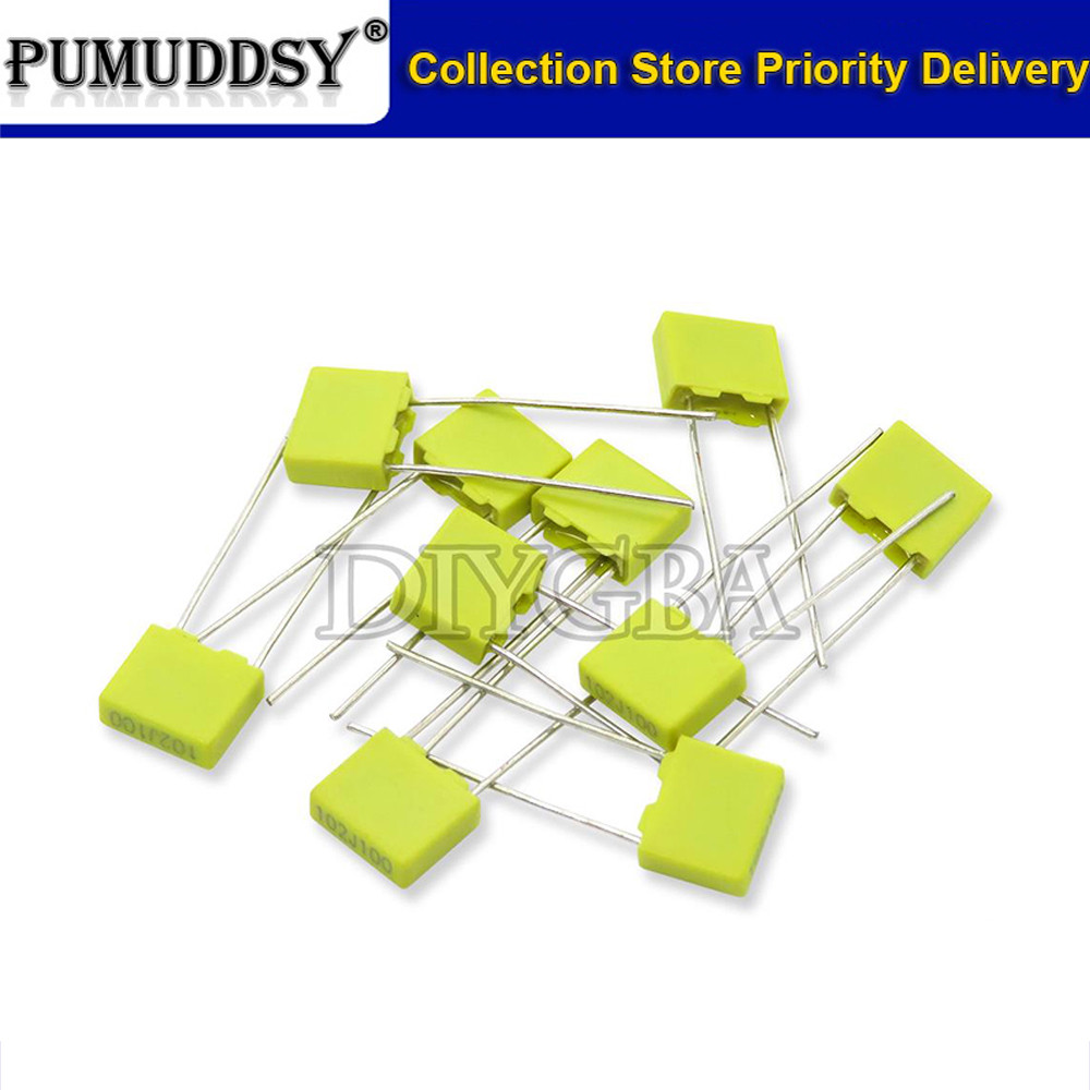 100PCS Correction Capacitor 1nF ~ 470nF 5 มม.100nf 10nf 47nf 22nf 1nf 0.47uf 0.1uf Polypropylene ควา