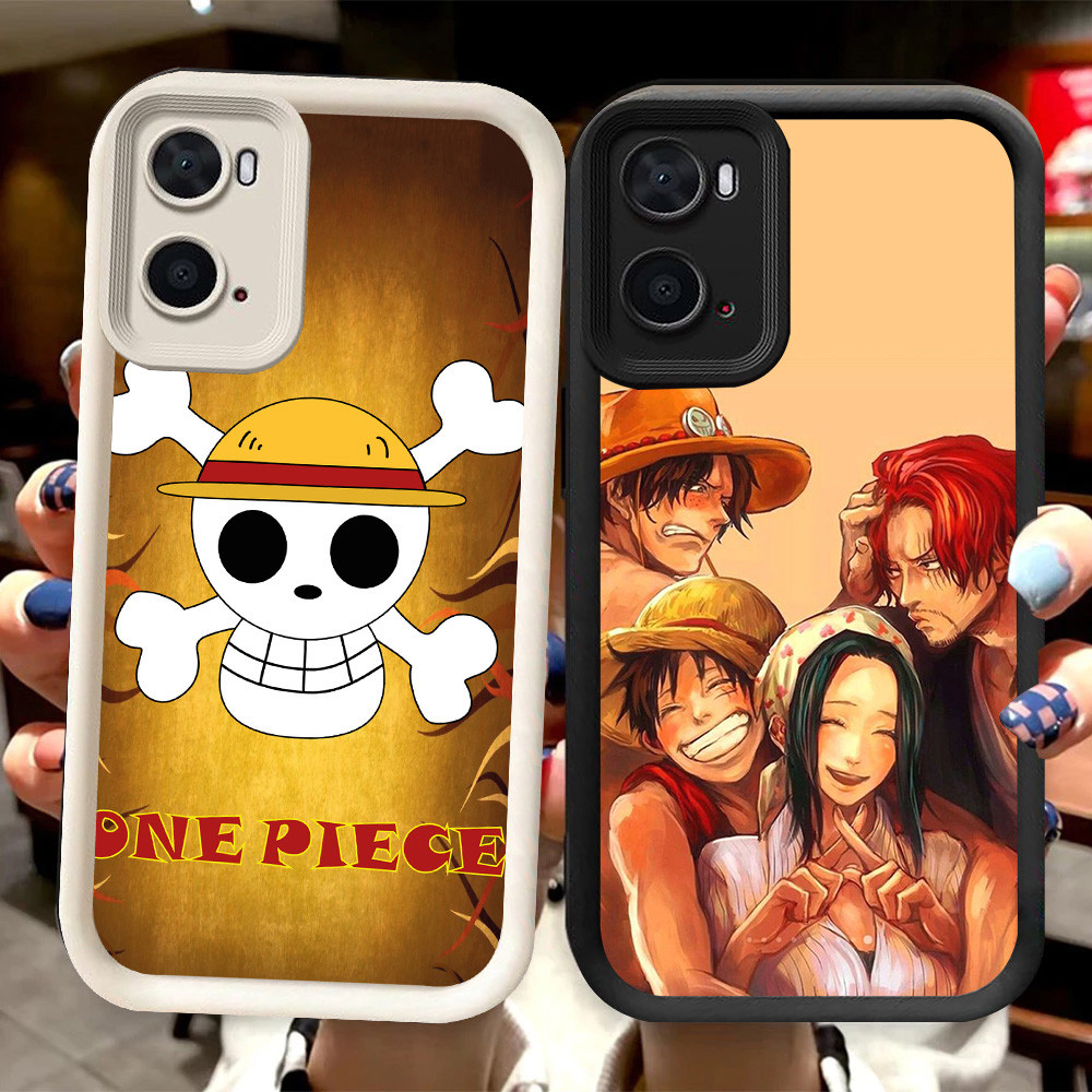 R41 One Piece Casing สําหรับ Realme A77 A77s A96 Realme C33 9i สีดําและสีขาว