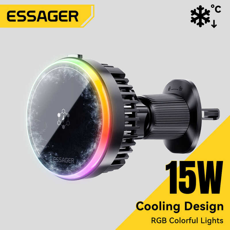 ❤ Essager ที่ชาร์จรถยนต์ชาร์จไร้สาย15w