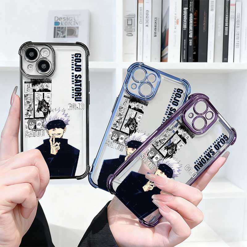 HP ซิลิโคนใสป้องกันการชนกันเคสโทรศัพท์ป้องกันรอยขีดข่วน-การ์ตูนแอนิเมชั่นน่ารักและอินเทรนด์สําหรับ R