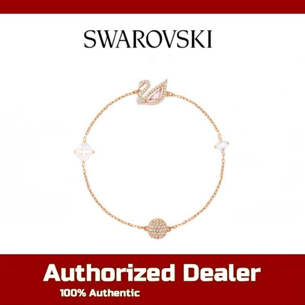 【100% Genuine】Swarovski DAZZLING SWAN Bracelet Women's Bracelet