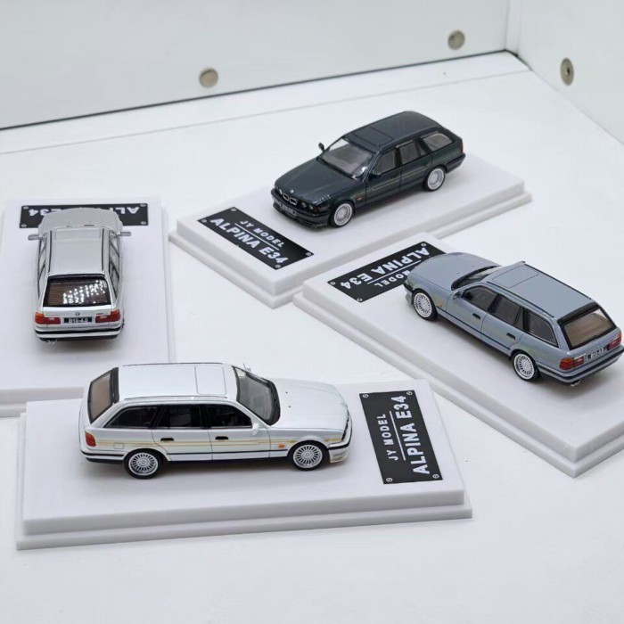 164JY BMW ALPINA E34 Station Car Tank Alloy Collection Model สี่สีที่มีอยู่