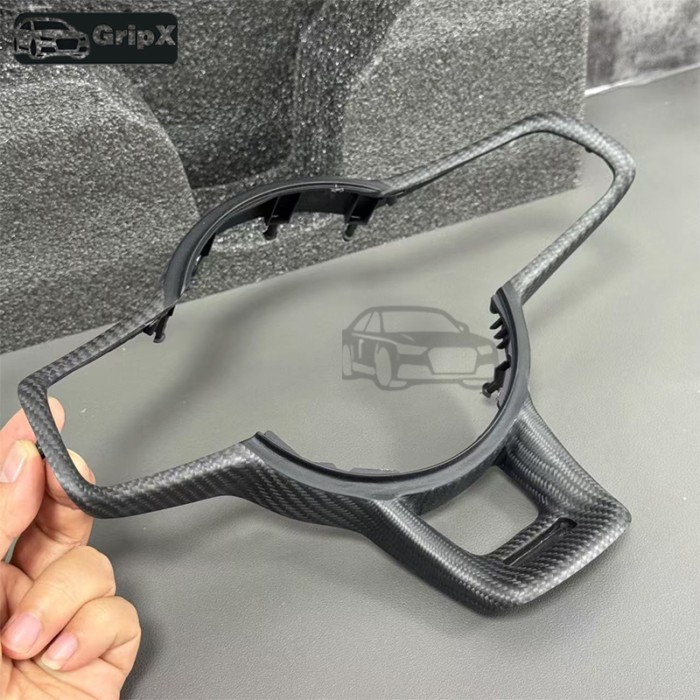 Suitable for Volkswagen Golf 7 MK7 GTI matte carbon fiber steering wheel accessory frame supports c