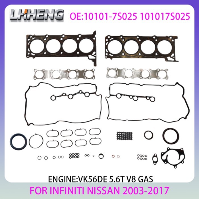 VK56VD ENGINE gasket set For INFINITI QX56 QX80 NISSAN PATROL Y62 5.6L 5.6 L T V8 GAS 2010-2019 A01