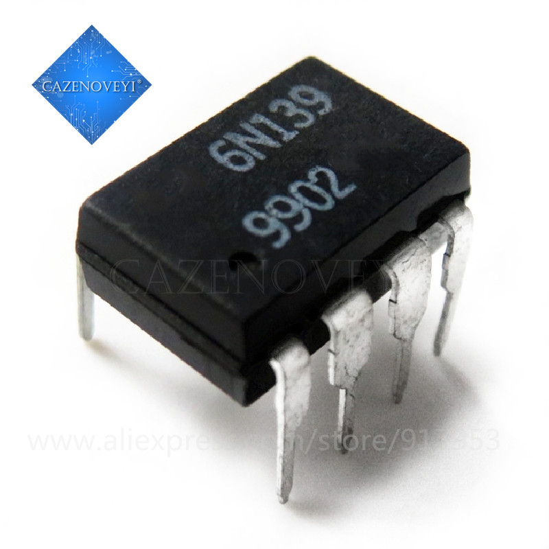 10 ชิ้น 6N139 EL6N139 A6N139 HCPL-6N139 SOP-8 DIP-8 ชิป SMD-8