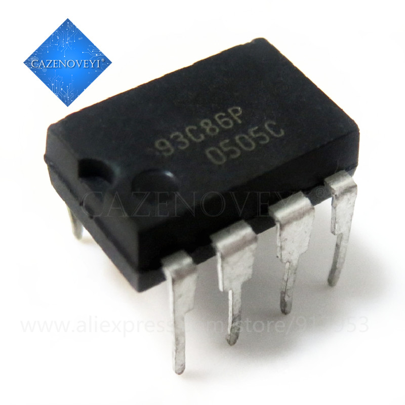10 ชิ้น M93C86-WBN6P IC EEPROM 16KBIT 2MHZ 8DIP M93C86-WBN 93C86 M93C86 M93C86 C93C86 ในสต็อก