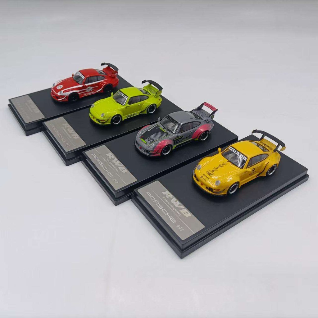 1: 64 WU รุ่น Porsche RWB 993 จําลองรถรุ่นยี่ห้อใหม่ผลิตภัณฑ์สําเร็จรูปคอลเลกชันเครื่องประดับ