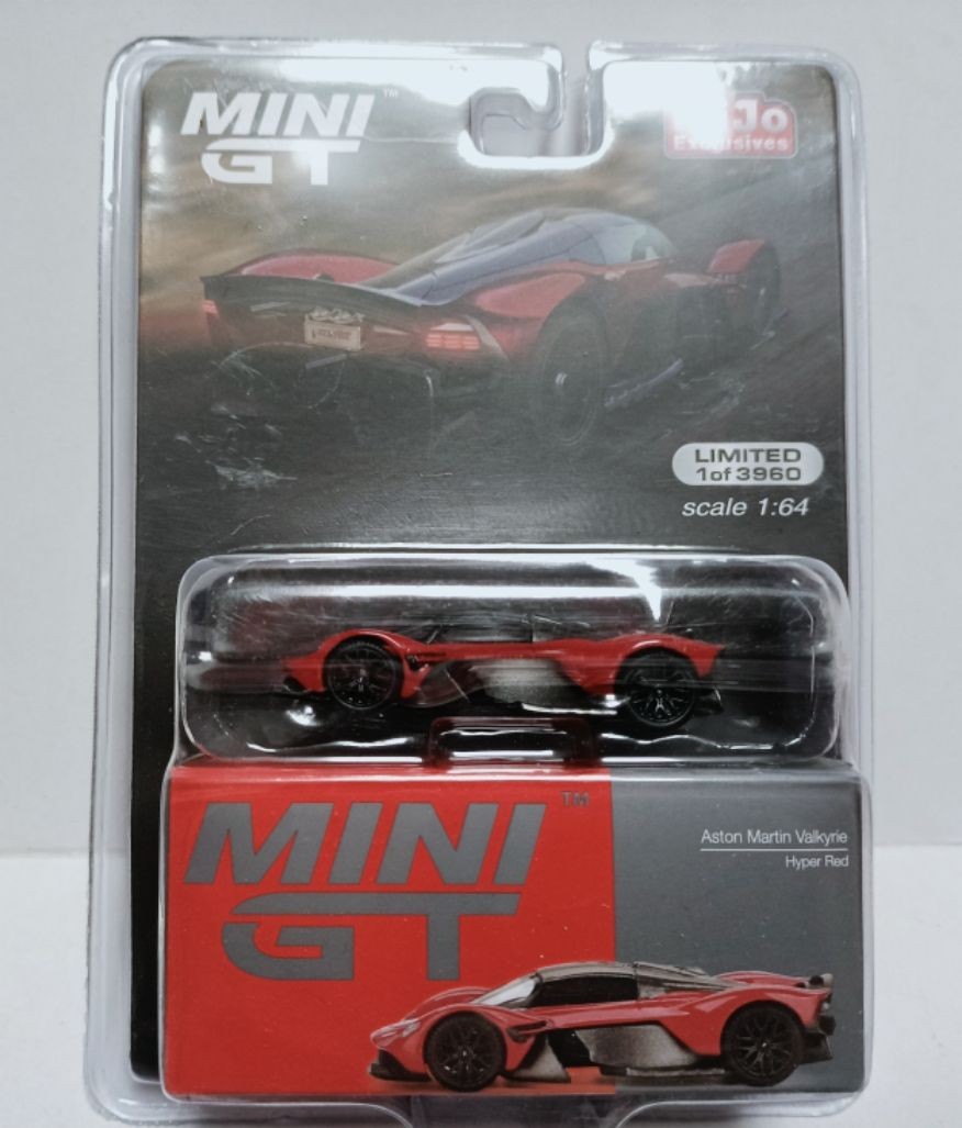 MINIGT 1 64 Aston Martin Valkyrie รุ่น Aston Martin Valkyrie สีแดง