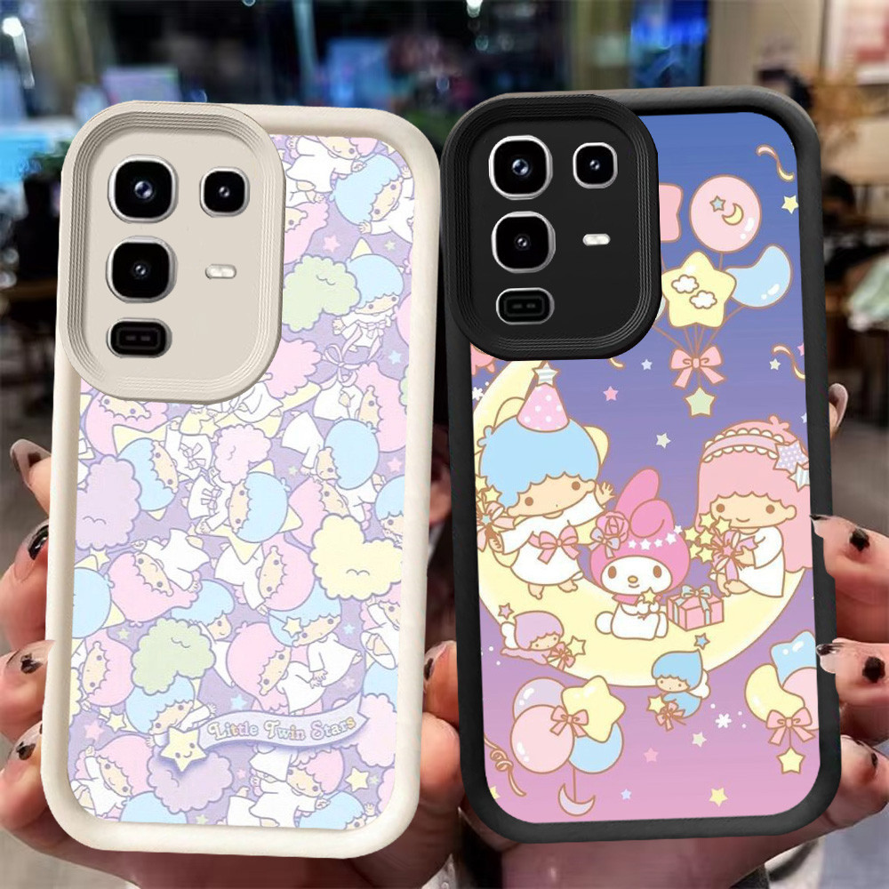 XI70 Twin Stars Casing สําหรับ Infinix Note 50S 50 50X Pro 5G สีดําสีขาว