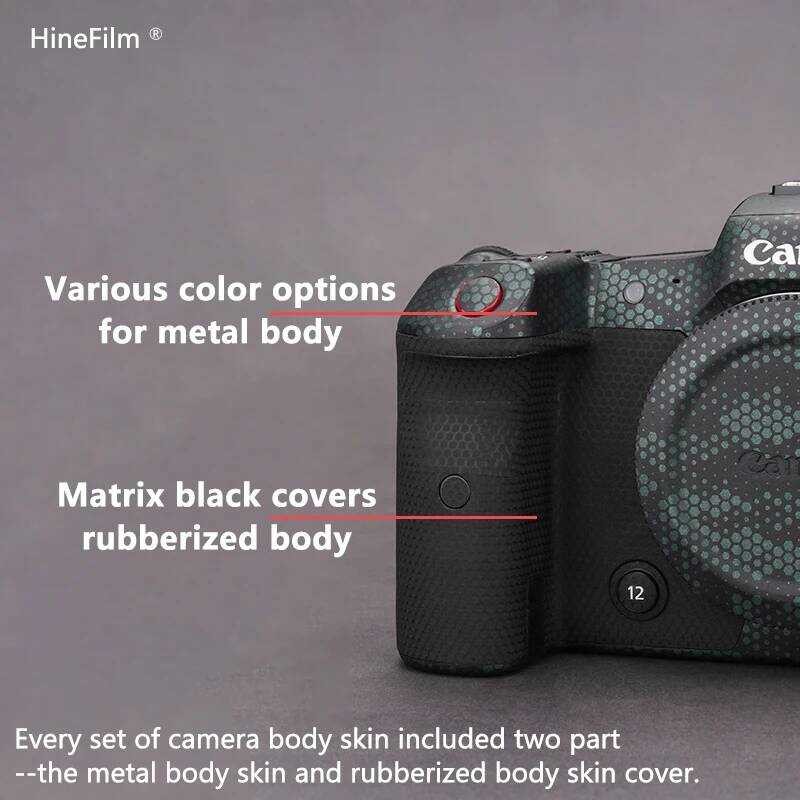 ▥ Hinefilm ผิวสําหรับ R5c กล้องผิวป้องกันฟิล์มสําหรับ Canon EOS R5 C กล้อง Premium Decal ผิวกรณ