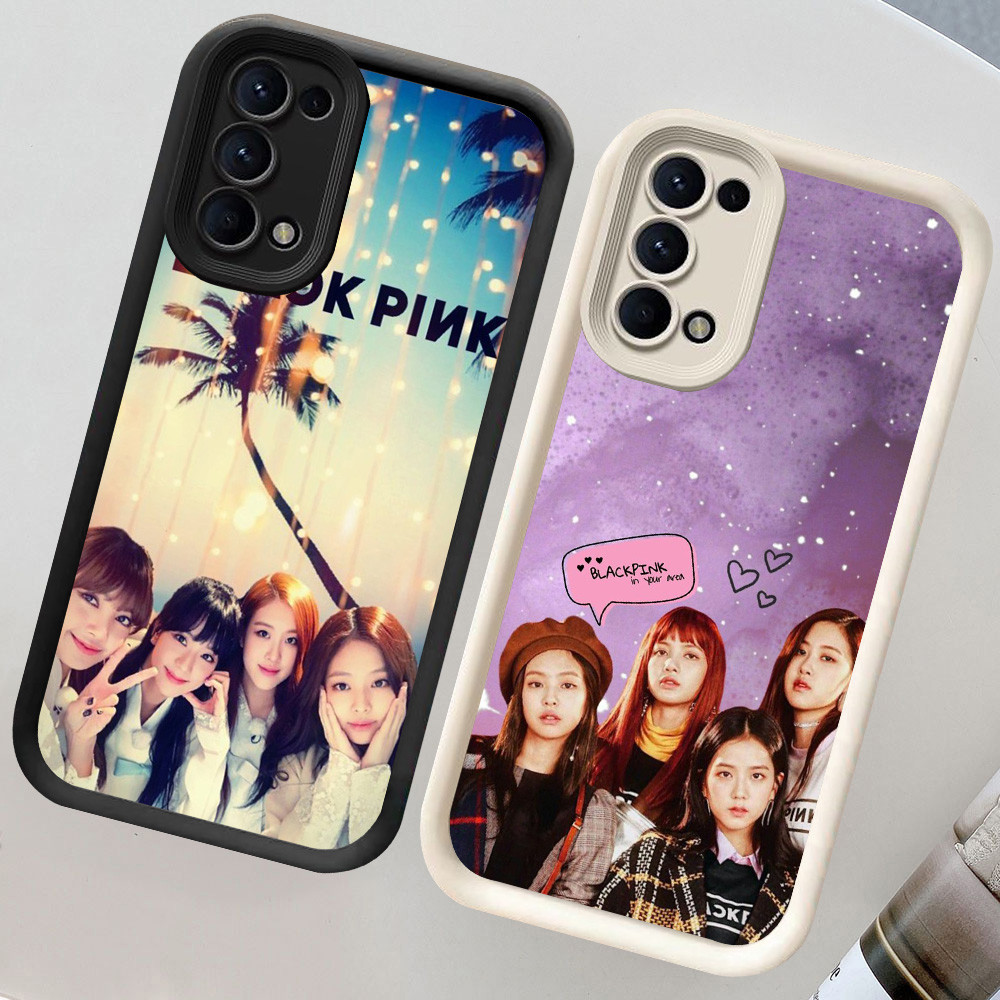 CH32 BLACKPINK Soft Casing สําหรับ OPPO F19 A72 A95 A92 F19s A52 เคสป้องกัน