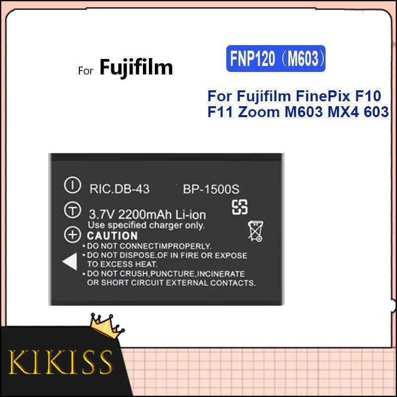 For Fujifilm FinePix F10 F11 Zoom M603 MX4 603 FNP120(M603) แบตเตอรี่ 2200mAh