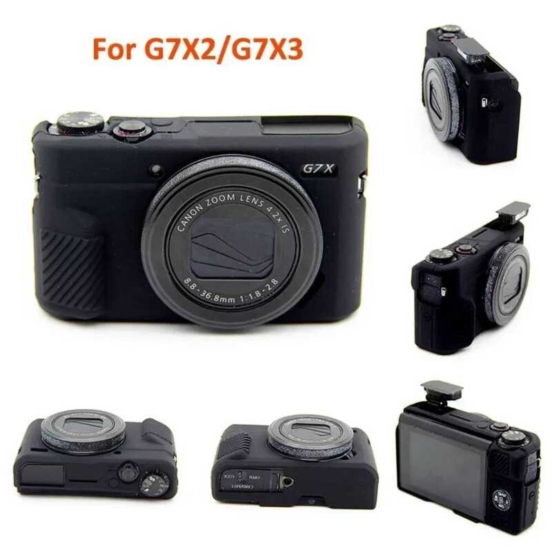 C Silicone Camera Cover For Canon G7x Mark Ii/ G7x Mark III Soft Protective Case Skin For G7x2/ G7x