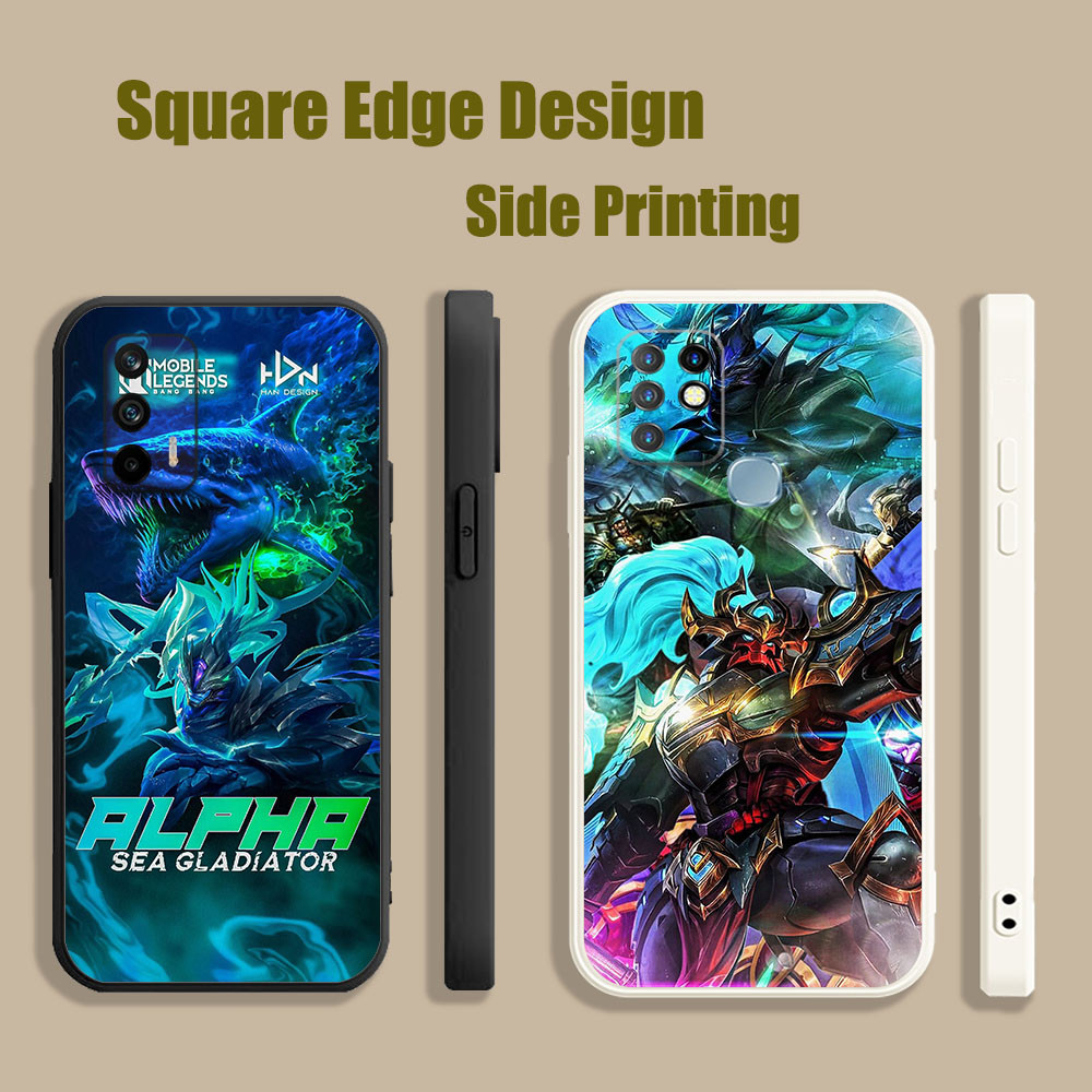 ปลอกสําหรับ Vivo S1 V21e Y76 Y73 Y21 Y21S Y33T Y33S MLBB Alpha Mobile Legends Alpha idea HFV11 เคสโท