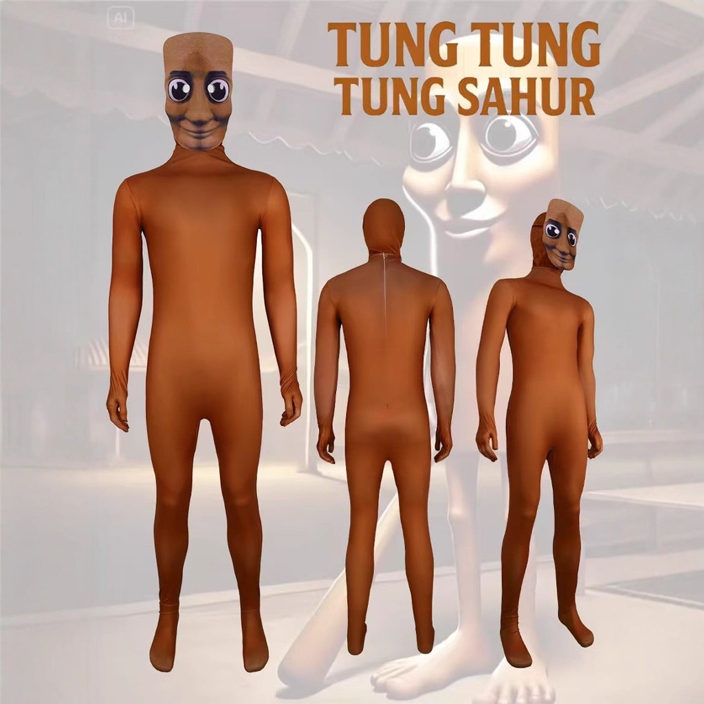 Amazon Halloween Clothing Tung Tung Sahur American Shanhaijing Cos Stickman Cosmetics