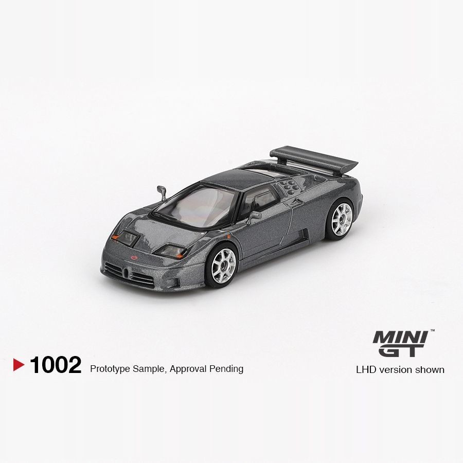 MINIGT 1: 64 Bugatti EB110 Supercar 1002#灰合金汽车模型